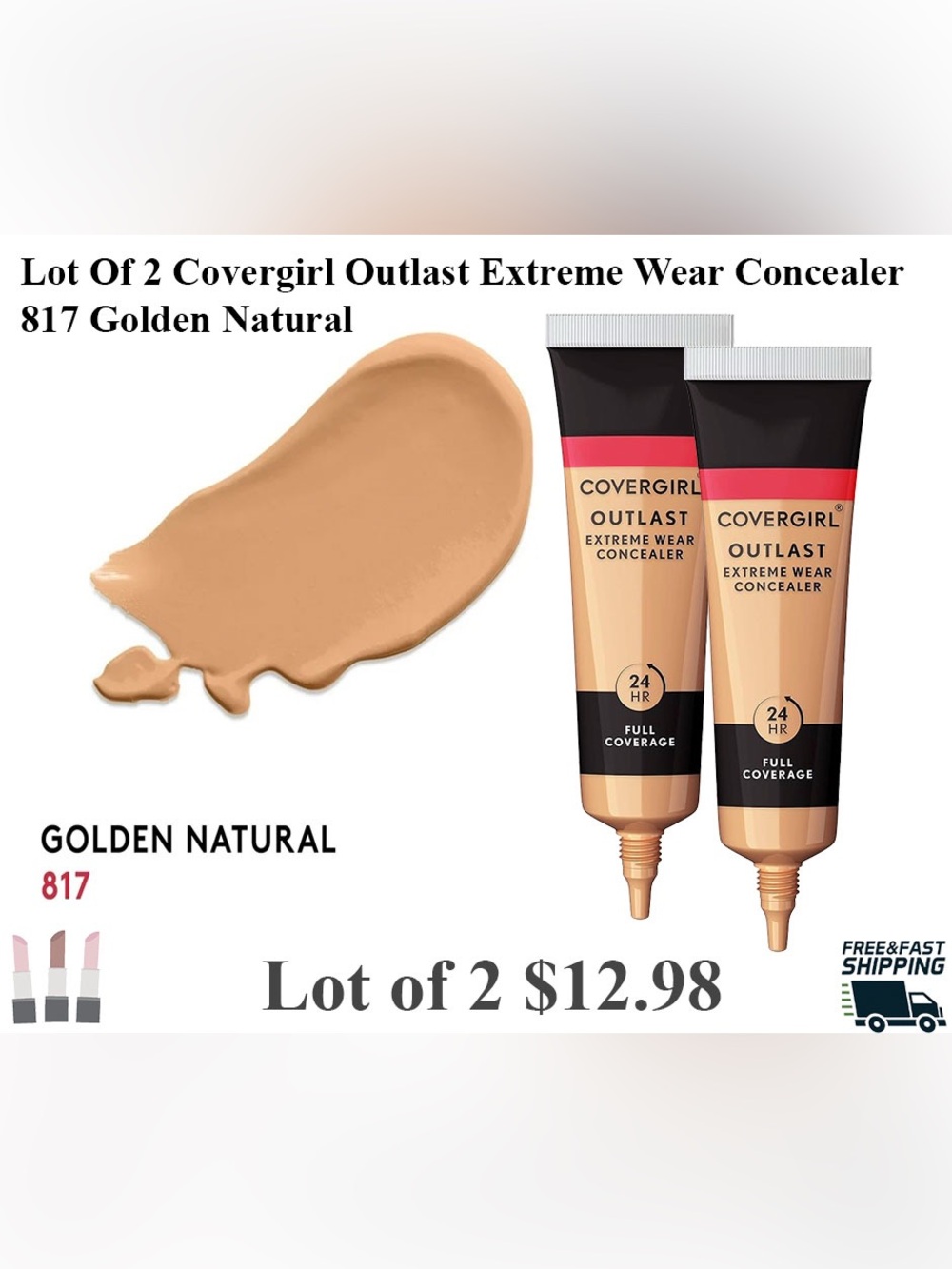 COVERGIRL Outlast Extreme Wear Concealer - Golden Natural